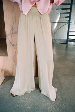 WIDE FLOWING TROUSERS - Zara фото 23