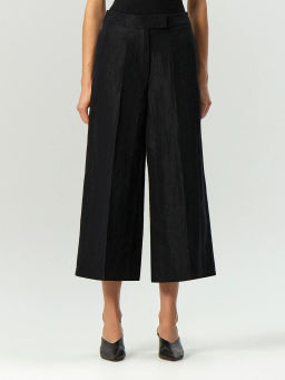 ЕМКА / Брюки-кюлоты из жатой ткани - Emka фото 3