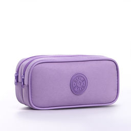 Косметичка-пенал на молнии с отделами, Звезда, сиреневая