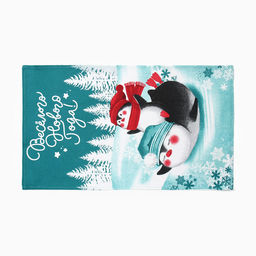 Набор новогодних кухонных полотенец Доляна «Снежного настроения » 35×60 см-2 штуки, 100% хлопок