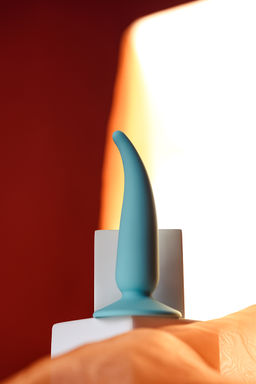 Анальная втулка ToDo by Toyfa Сappy, силикон, мятный, 12,5 см, 2,7 см