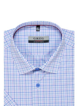Сорочка мужская короткий рукав GREG 275/108/3100/1p STRETCH  фото 2