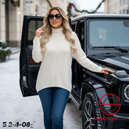 Кофта женская однотонная - Bruno фото 8