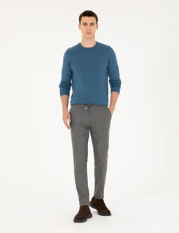 Kobalt Slim Fit Bisiklet Yaka Basic Triko Kazak - Pierre cardin фото 4