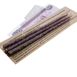 Свеча воск Травы ДАРЫ ВСЕЛЕННОЙ ТЫ МОЖЕШЬ ВСЕ маканные 17см 3шт