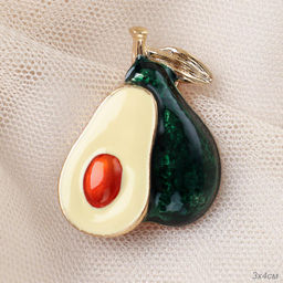 Брошь Авокадо / 2405-4 /уп 24/