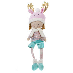 Игрушка набивная "Мальчик, Девочка", L17 W10 H61/33 см, 2в.