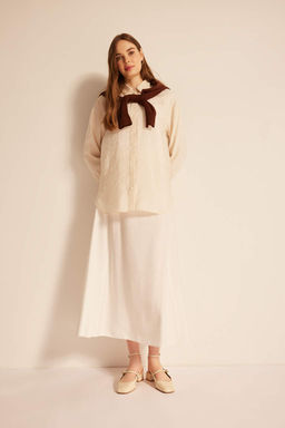 Макси-юбка-трапеция - Defacto фото 2