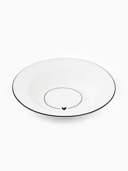 Тарелка суповая керамическая С любовью, d=22.4 см, ручная работа