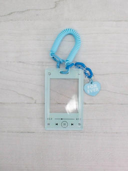 Футляр для карт с брелком "Forever song", blue