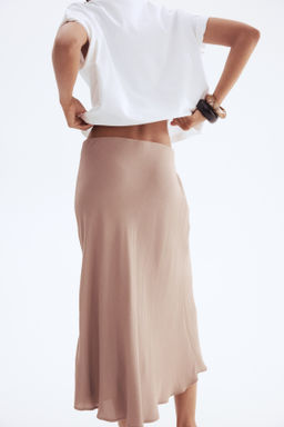 Falda lencera con vuelo - H&m фото 5