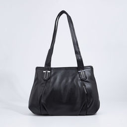 Сумка-тоут на молнии, цвет чёрный