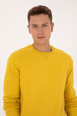 Erkek Sar_ Basic Sweatshirt
