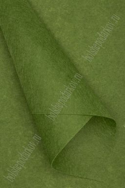 Фетр жесткий 1 мм (10 листов) SF-1943, темно-фисташковый №082