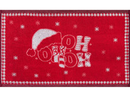 Полотенце махровое 6с104.411ж1 Хо-хо-хо (3-бело.кр) 67х40см