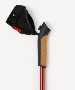 Палки для скандинавской ходьбы BERGER Travel Forest BTF25NP1-01, 106 см, цельные, красный фото 3