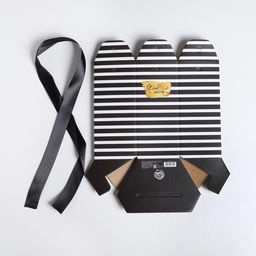 Коробка складная шестигранник Монохром, 17 14,8 19,5 см - Дарите счастье фото 3