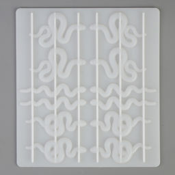 Молд силиконовый «Змейки» 16,5 х 14,8 х 1 см