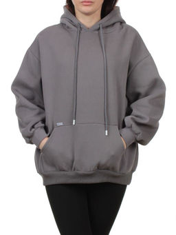 2610 GRAY Толстовка женская (85% хлопок, 10% полиэстер, 5% спандекс)