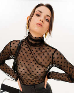 Водолазка-гольф из сетки 457.8.6 - Elena sorti фото 3