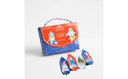 Шоколадные конфеты ТЕМНЫЙ ШОКОЛАД.МОЛОЧНЫЙ ШОКОЛАД.КОНЬЯК Портфельчик (СПБ) 65г - Петербургская коллекция фото 2