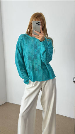 Водолазка ДЖ 009-5 Бирюзовый - T.C.T фото 18