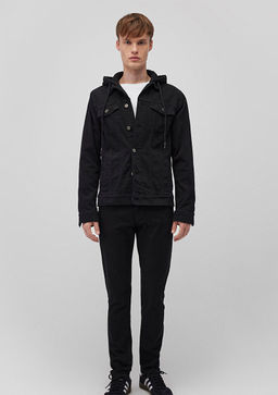 Brandon 90lar Siyah Jean Ceket - Mavi фото 3