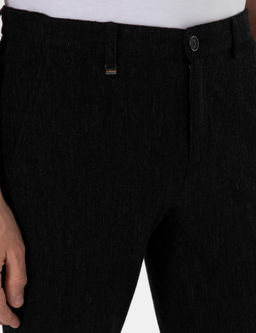 Siyah Slim Fit Kanvas Pantolon - Cacharel фото 5
