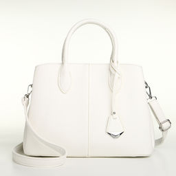 Сумка женская тоут TEXTURA на молнии, 29×11×23 см, однотонная, белая