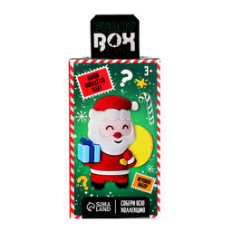 Игрушка - сюрприз Funny box «Новогодний сюрприз», детский брелок, наклейки
