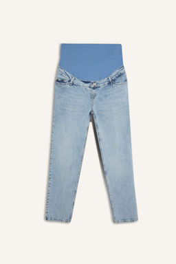 Straight Fit Bilek boy Hamile Jean Pantolon