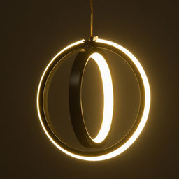 Бра «Ронда» LED 20 Вт 6000К черный 17×77 см