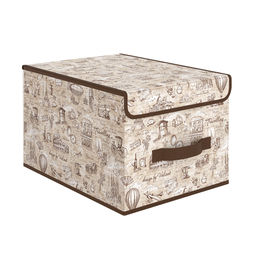 Короб стеллажный с крышкой, большой, 30*40*25 см, TRAVELLING, шт