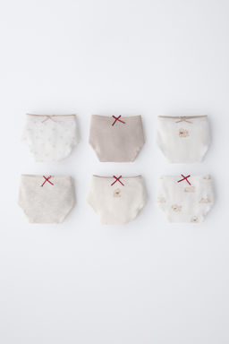 AGES 6-14 / SIX-PACK OF DOG PRINT BRIEFS