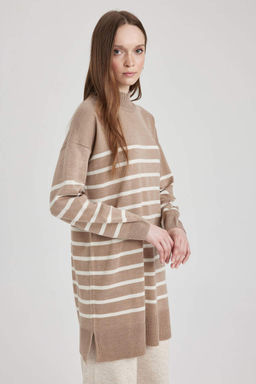 Туника обычного кроя с полуводолазкой - Defacto фото 4