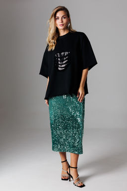 Костюм Lars Style 1023 черный/изумрудный