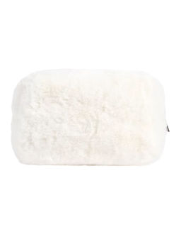 Kristaller Косметичка женская плюшевая, белый