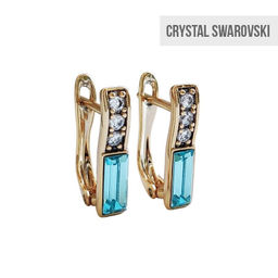 Серьги с кристаллами Swarovski