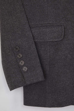 Koyu Gri Diagonel Mono Kapama Fitted K?sa Kase Kaban TWOAW26KB00036 - Trendyolmilla фото 9