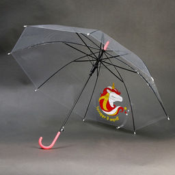 Зонт детский Верю в чудеса! прозрачный, d=90см - Funny toys фото 11