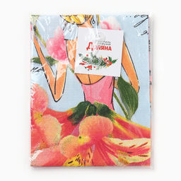 Полотенце кухонное Самая очаровательная 34*60 см - Доляна фото 7