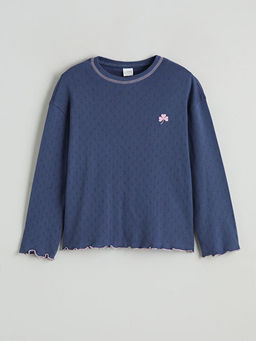 Bisiklet Yaka K?z ?ocuk Pijama Tak?m?