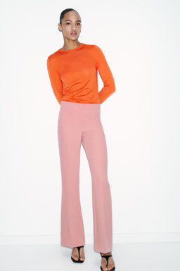 FLARE TROUSERS WITH SIDE SEAMS - Zara фото 10