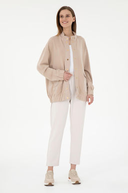 Женский свитшот песочного цвета Неожиданная скидка в корзине - U.s. polo assn фото 4