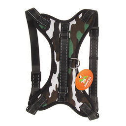 Шлейка К7 мягкая светоотражающая, размер L, ОГ 64-86 см, вес 18- 27,5 кг, хаки - Пижон фото 5