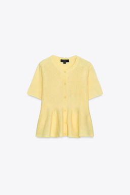 PEPLUM CARDIGAN - Zara фото 4