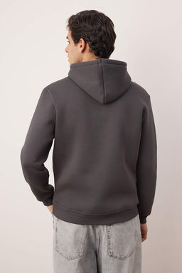 TRENDYOL MAN Vizon Basic Regular/Normal Kesim Kapusonlu Ici Polarl? Kanguru Cepli Sweatshirt TMNAW20SW0163 - Trendyolmilla фото 52