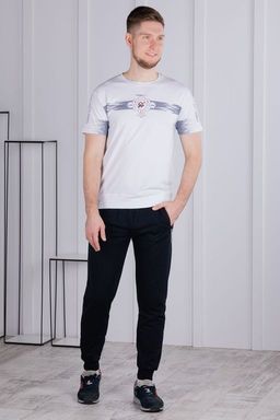 Брюки спортивные 
 3.MM104A-синий-тёмный