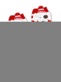 Носки НГ р.35-40 Red christmas Собачка - Krumpy фото 2