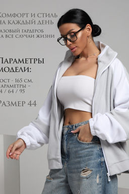 Флисовая толстовка зип ТФЛ01